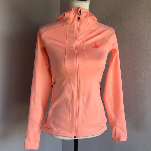 coral adidas jacket